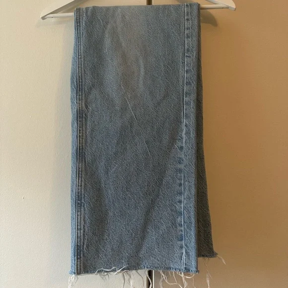 PacSun Light Blue Wide Leg Denim Pants - Picture 3 of 6